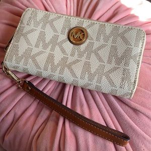 MK MIchael Kors Wallet with wrist strap